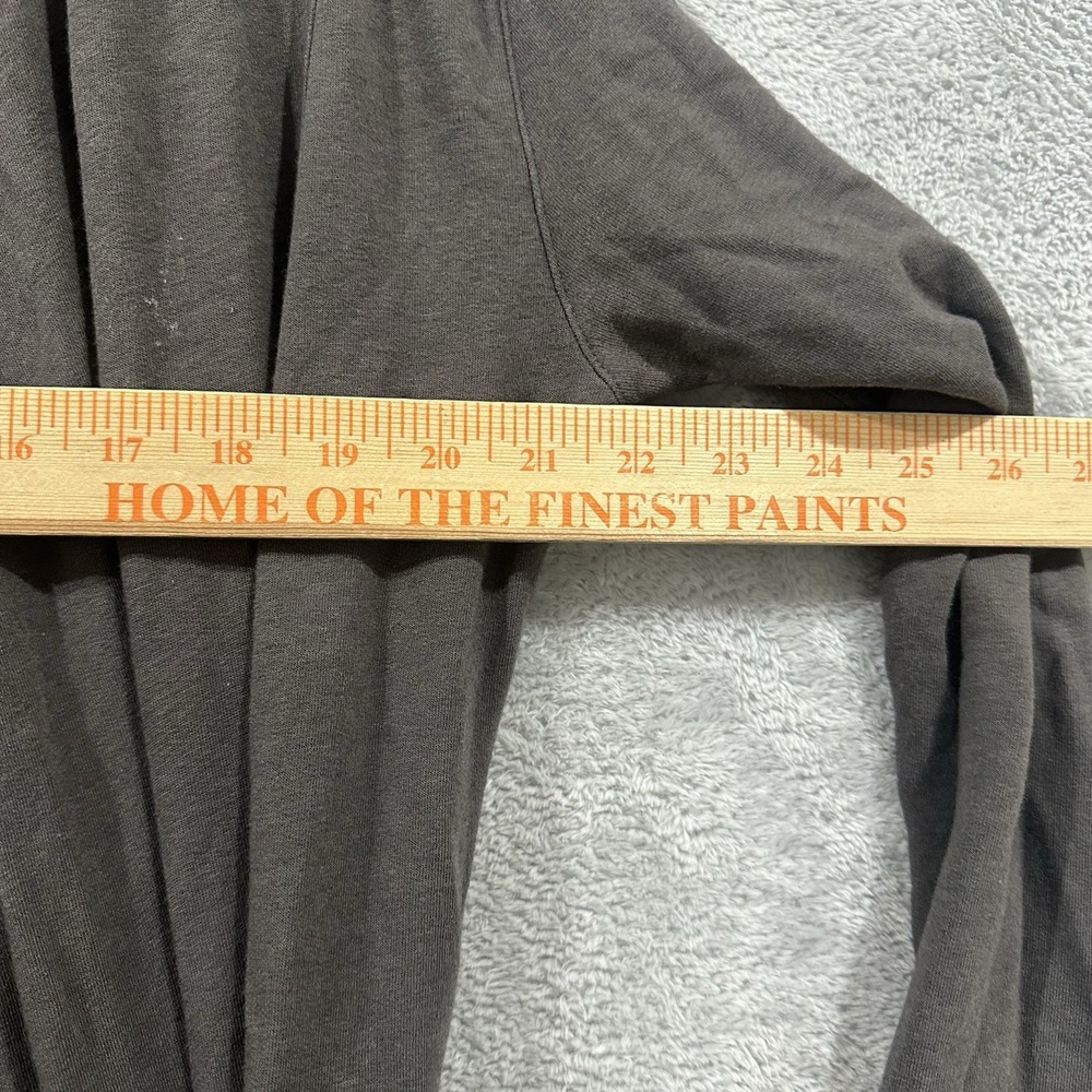 Lunya The Robe Organic Pima Cotton with Pockets Long Gray Loungewear Luxury - Picture 11 of 12